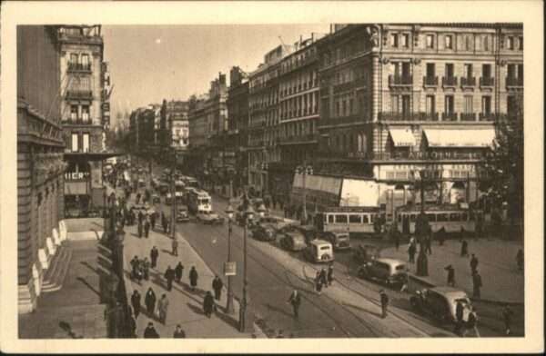 Marseille Bouches-du-Rhone Marseille Strassenbahn Canebiere