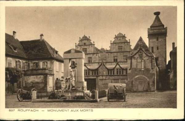 Rouffach Monument Morts Kanone