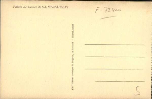 Saint-Maixent Sarthe Palais Justice – Bild 2