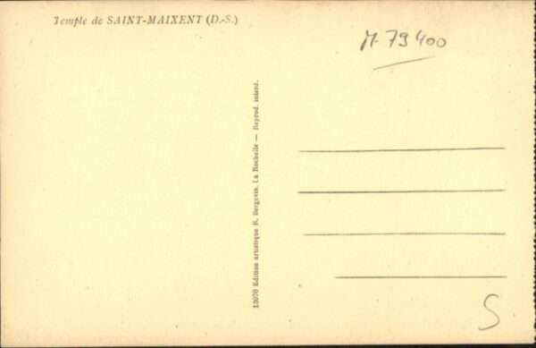 Saint-Maixent Sarthe Temple – Bild 2