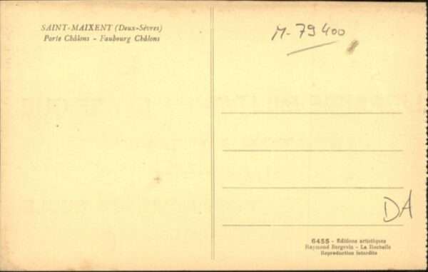 Saint-Maixent Sarthe Porte Chalons Faubourg – Bild 2