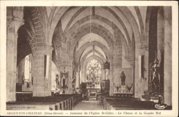 Argenton-sur-Creuse Chateau Eglise St. Gilles