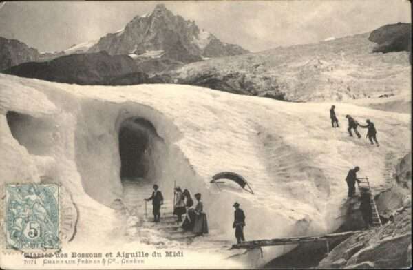 Chamonix Glacier Bossons Aiguille Midi Gletscher