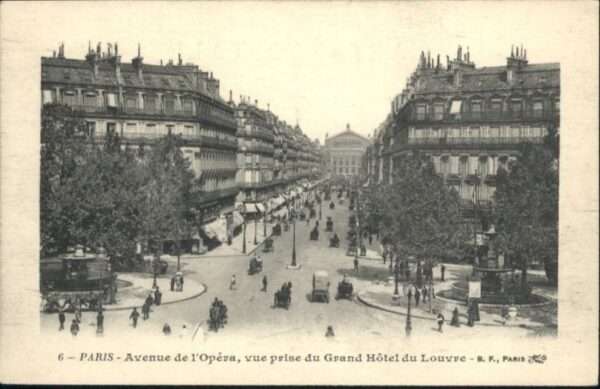 Paris Avenue Opera Grand Hotel Louvre
