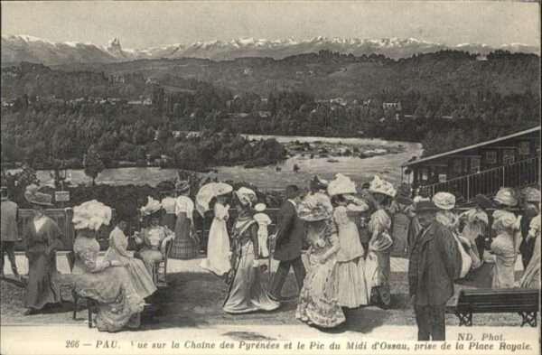 Pau 64 Pau Chaine Ryrenees Pic Midi Ossau