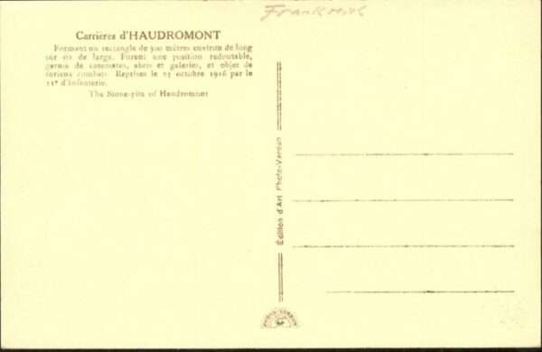 Verdun Meuse Carrieres d_Haudromont – Bild 2