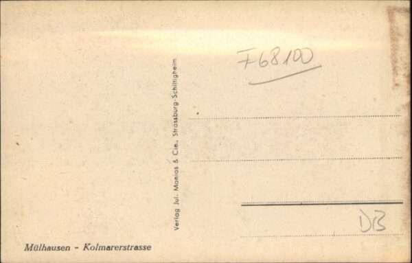 Muehlhausen Elsass Mülhausen_Elsass Kolmarerstrasse – Bild 2