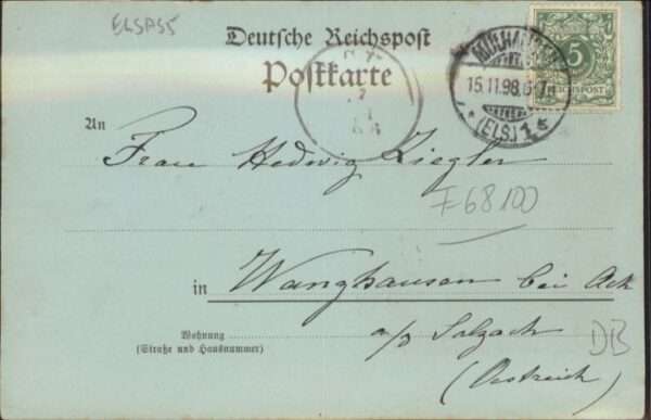 Mulhouse Muehlhausen Mulhouse Mondscheinkarte – Bild 2