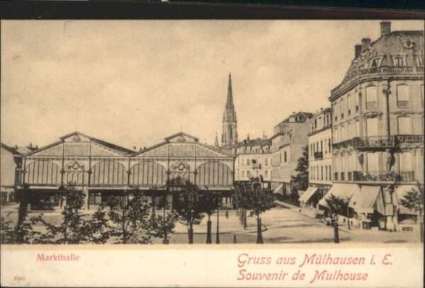 Mulhouse Muehlhausen Mulhouse Mülhausen Elsass Markthalle