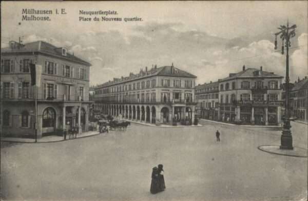 Mulhouse Muehlhausen Mulhouse Mülhausen Elsass Neuquartierpl