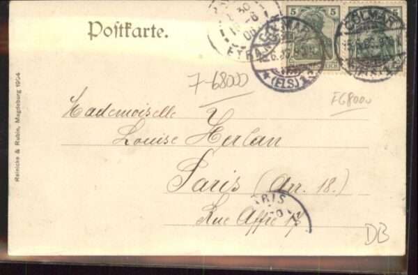 Colmar Haut Rhin Elsass Colmar Marsfeld Anlage Bezirks-Präsidiu – Bild 2