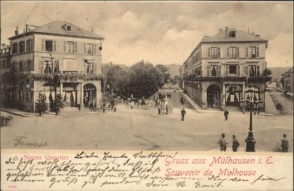 Mulhouse Muehlhausen Mulhouse Mülhausen Elsass Quartier