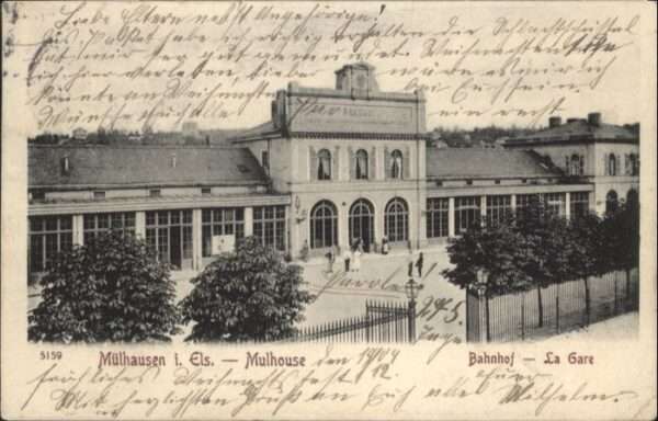 Mulhouse Muehlhausen Mulhouse Mülhausen Elsass Gare Bahnhof