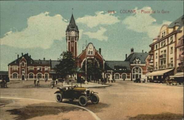 Colmar Haut Rhin Elsass Colmar Place Gare