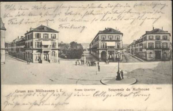 Mulhouse Muehlhausen Mulhouse Mülhausen Elsass Quartier
