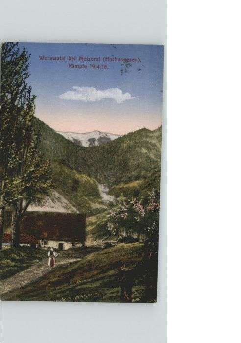 Metzeral Haut Rhin Metzeral Wormsatal Vogesen