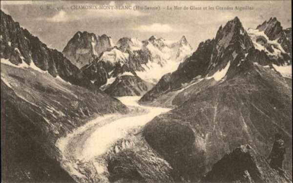 Chamonix Mont Blonc La Mer de Glace Grandes Aigu