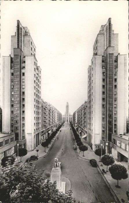 Lyon France Lyon Villeurbanne Gratte-Ciel Avenue He