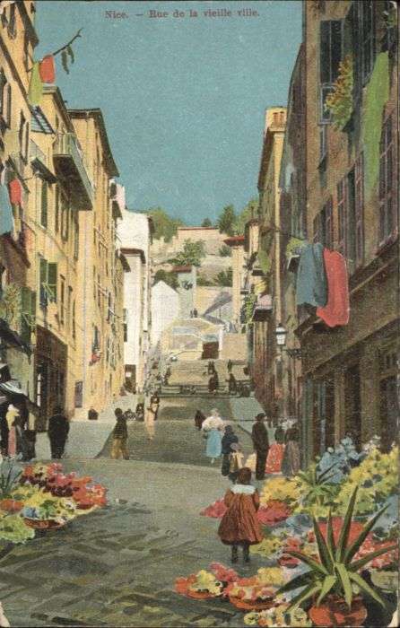 Nice Alpes Maritimes Nice Rue de la viellle ville