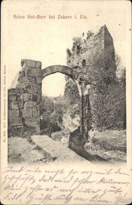 Zabern Saverne Zabern Ruine Hoh-Barr