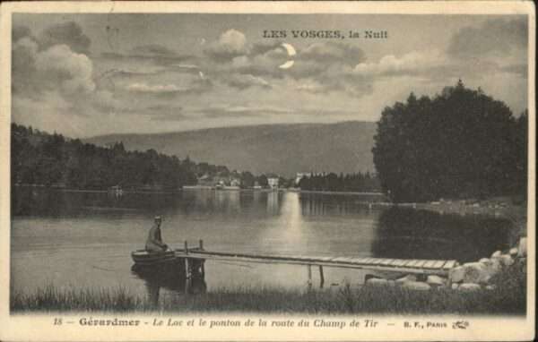 Gerardmer Lac Ponton de la route du Champ de Tir