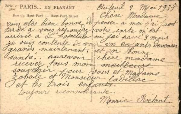 Paris Rue du Haut-Pave – Bild 2
