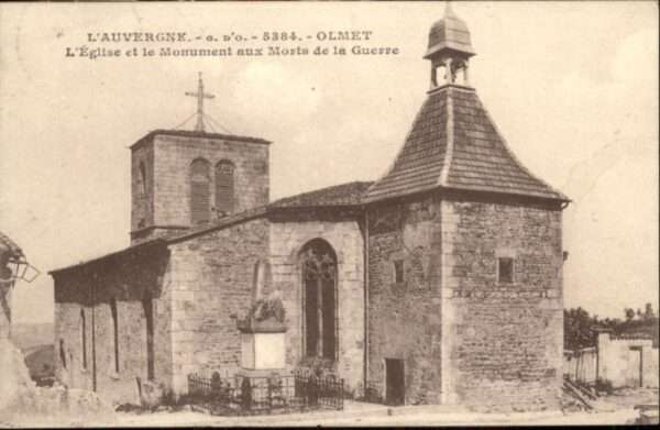 Olmet L'Auvergne Eglise Monument aux Morts de