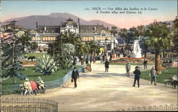 Nice Alpes Maritimes Nice Allee des Jardins Casino