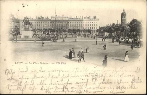 Lyon France Lyon Place Bellecour