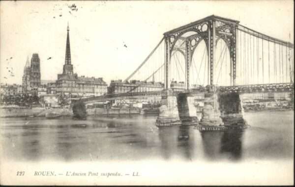 Rouen Ancien Pont suspendu