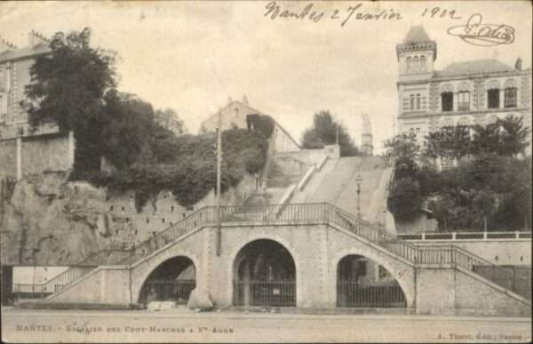Nantes Loire Atlantique Nantes Escalier des Cent-Marches Ste. A