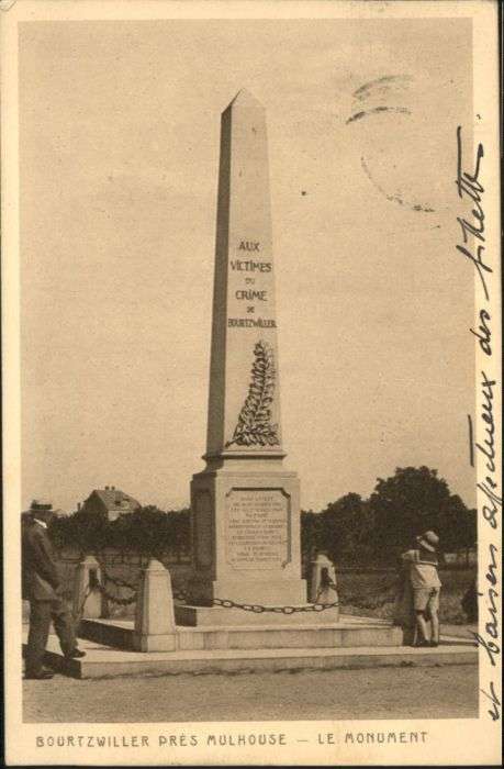 Mulhouse Muehlhausen Bourtzwiller Monument