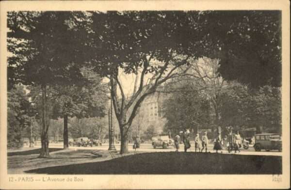Paris Avenue du Bois