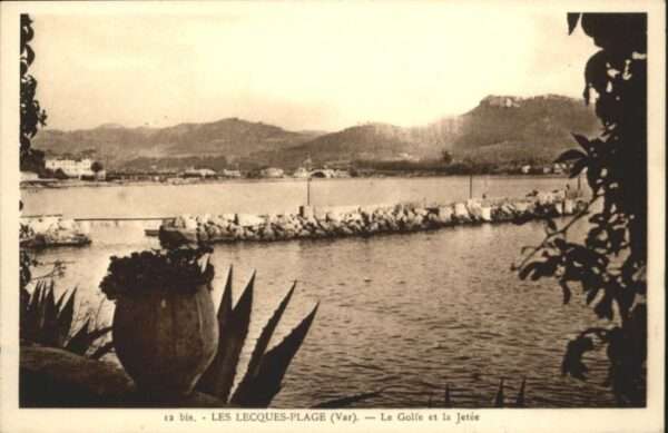 Les Lecques Var Les_Lecques-Plage Golfe Jetee