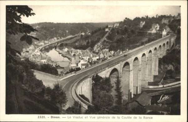 Dinan 22 Dinan Viaduc Coulee de la Rance
