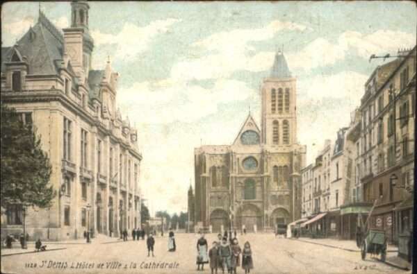 Saint-Denis Seine Saint-Denis Hotel de Ville Cathedrale