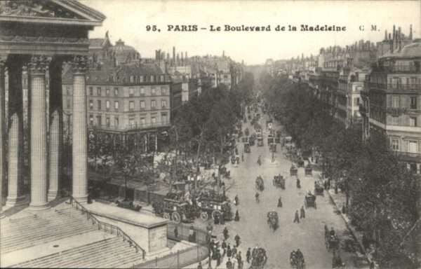 Paris Boulevard de la Madeleine