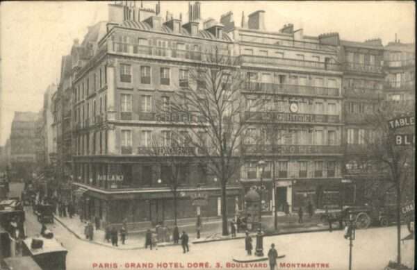 Paris Grand Hotel Dore Boulevard Montmartre