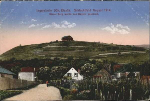 Ingersheim Haut-Rhin Schlachtfeld August 1914