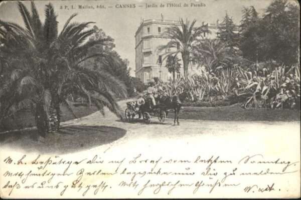 Cannes Alpes-Maritimes Cannes Jardin de l_Hotel du Paradis