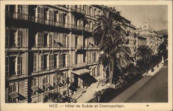 Nice Alpes Maritimes Nice Hotel de Suede Cosmopolitain