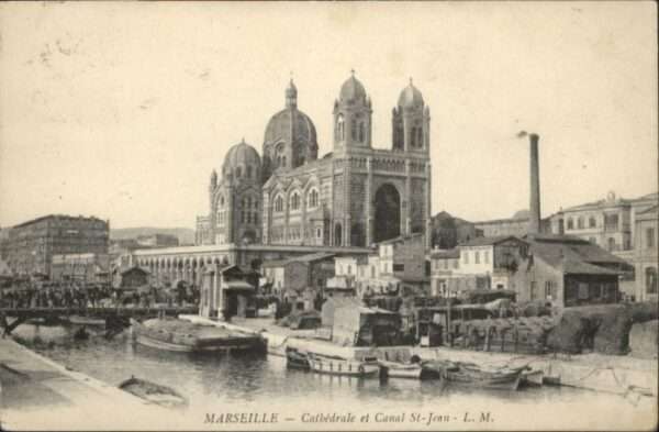 Marseille Bouches-du-Rhone Marseille Cathedrale Canal St. Jean