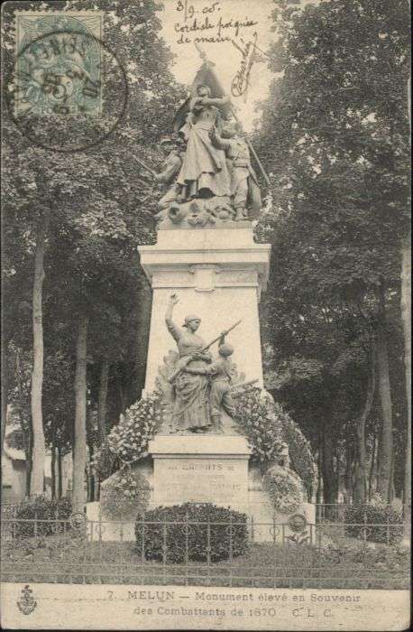 Melun Monument Eleve Souvenir Combattants