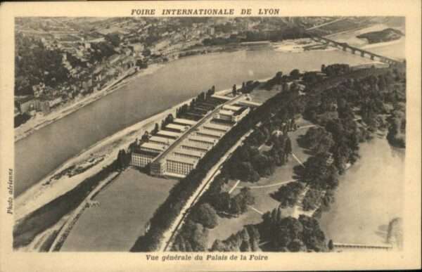 Lyon France Lyon Fliegeraufnahme Palais Foire