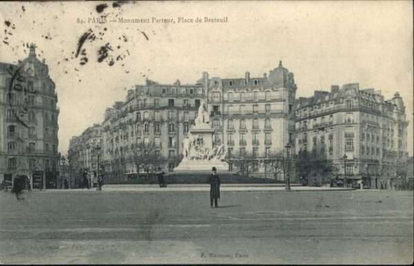 Paris Monument Pasteur Place Breteuil
