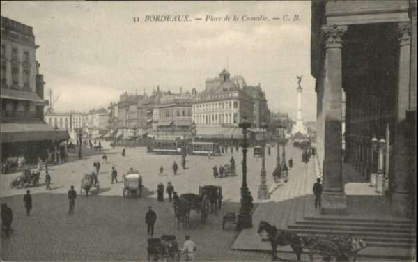Bordeaux Strassenbahn Place Comedie