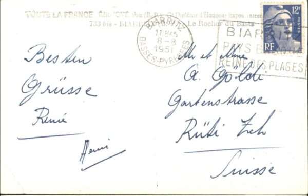 Biarritz Pyrenees Atlantiques Biarritz Rocher Basta – Bild 2