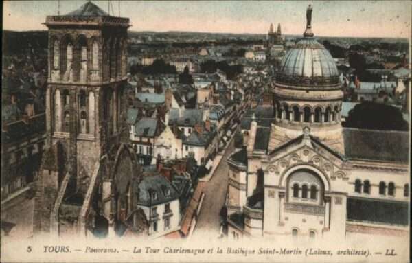 Tours Indre-et-Loire Tours Tour Charlemagne Basilique Saint-