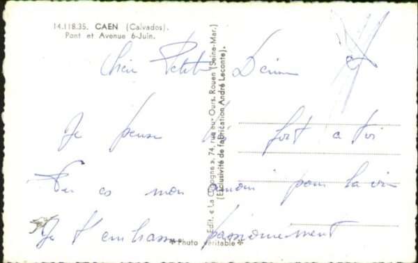 Caen Calvados Pont Avenue 6 Juin – Bild 2