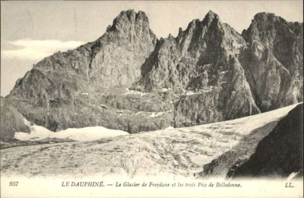 Dauphine Glacier Freydane Pic Belledonne Gletsch